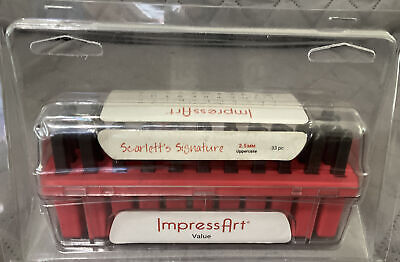 ImpressArt Scarlett's Firma Metal Maús Letras Superior Alfabeto Estampillas Joyería • 33.89€
