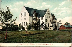 Lippitt Hall College of A & M Aris Kingston Rhode Island Postcard - Picture 1 of 2