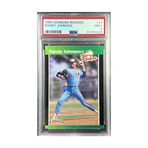 Randy Johnson 1989 Donruss The Rookies #43 RC PSA 9 HOF Mariners Expos Dbacks - Picture 1 of 3