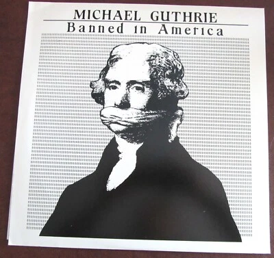 MICHAEL GUTHRIE, Banned In America, 1982 Vinyl EP Beat Kid EAR EP 882, Lyric, EX - Image 1 of 4