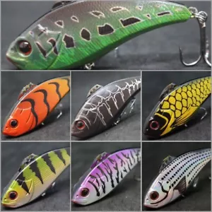 Lipless Crankbaits Fishing Lure wLure 3 1/8inch 1oz Long Casting Sinking L772 - Picture 1 of 71