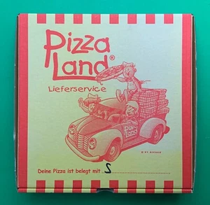 WIPA Mosaik Abrafaxe Verpackung Pizza Land Lieferservice Karton - Bild 1 von 2