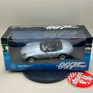 AUTOart 1/18 BMW Z8 Silver The World is Not Enough 1999 James Bond 70511 - Picture 1 of 19