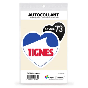 Sticker autocollant Coeur J'aime la Savoie - Tignes - Picture 1 of 6