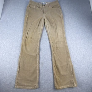 Old Navy Pants Womens 6 (30x30) Tan Corduroy Stretch Straight Leg Classic Preppy - Picture 1 of 18