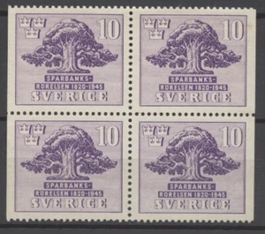 No: 121927 - SUECIA - UN ANTIGUO BLOQUE DE 4 - ¡ESTAMPILLADA SIN MONTAR O NUNCA MONTADA!¡! - Imagen 1 de 1