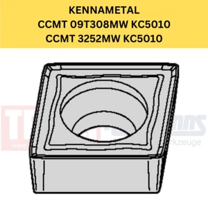 10 x KENNAMETAL CCMT 09T308MW KC5010 / CCMT 3252MW KC5010 - Picture 1 of 1