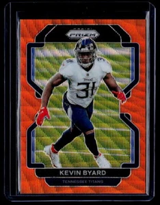2021 Panini Prizm Kevin Byard Orange Wave #8 /60 Tennessee Titans - Picture 1 of 2