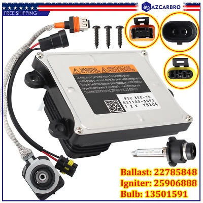 For 2010-16 Cadillac SRX Xenon Ballast HID Headlight Control Module pn 22785848 - Image 1 of 4