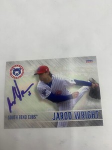 Jarod Wright Signed Card IP Auto 2023 South Bend Cubs Team Card