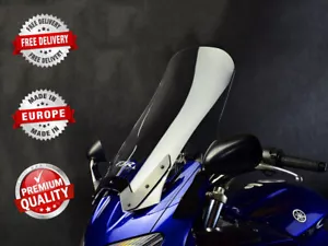 YAMAHA FJR 1300 2001-2005 TOURING SCREEN TALL WINDSHIELD CLEAR WINDSCREEN - Picture 1 of 12