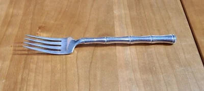 Tenedor para ensalada Towle Silver Mandarin mango hueco individual 6 7/8" Foto 1 de 2