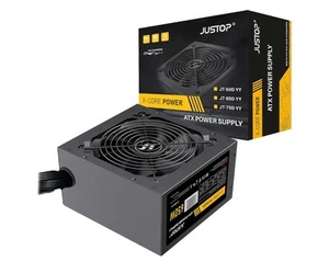 Schwarzes 650W PSU, ATX Schaltnetzteil, Computer Desktop PC, mit 120mm Lüfter, - Bild 1 von 6