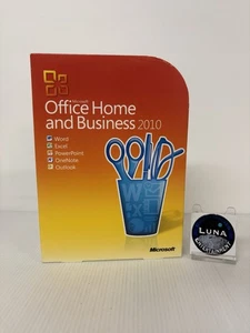 Microsoft Office 2010 Home and Business, Full UK DVD - Afbeelding 1 van 2