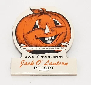 Streichholzheft Jack O' Lantern Resort Woodstock NH Country Club of the Highway unbenutzt - Bild 1 von 8