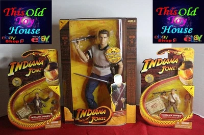 Figuras de acción Hasbro Indiana Jones 2008 x3 ESPADA MUTT WILLIAMS ACCIÓN LANZANTE NUEVAS EN CAJA Foto 1 de 4