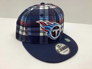 Tennessee Titans plaid snap back hat NWT New Era 9Fifty - Picture 1 of 6
