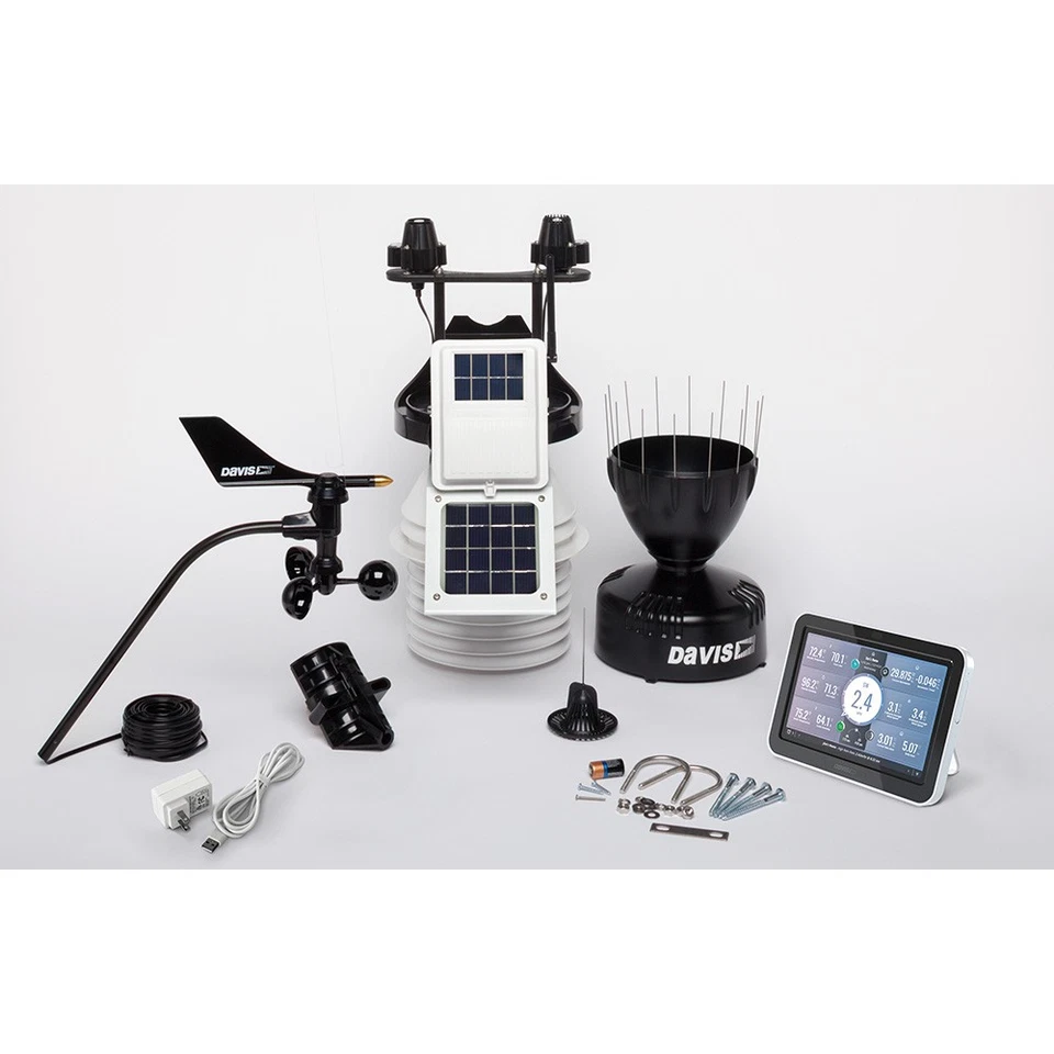 Davis Vantage Pro2 Wireless Weather Station w/WeatherLink Console, 24hr Fan Aspi - Image 1 of 1