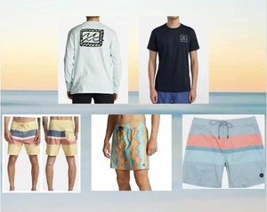 Boy's Youth Large 29 LOT Swim Board Shorts Bathing Suit Rash Guard Sun Shirt - Picture 1 of 11