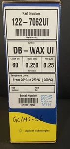 Agilent GC Säule 122-7062UI DB-WAX UI Ultra Inert 60m 0,25mm 0,25 μm - Bild 1 von 6