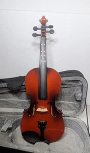 Violin 4/4 Full Size for Adults, Violin Set for Beginners with Hard Case, Rosin, - Picture 1 of 8