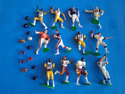 NFL Starting Lineup Sports Figure Lot of 12 With Helmets 1980s Football Kenner - Image 1 of 4