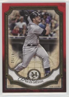 2018 Topps Museum Collection Ruby /50 Nolan Arenado #10 - Image 1 of 2