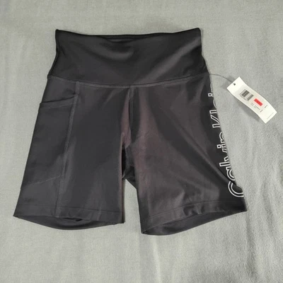 Женские байкерские шорты Calvin Klein Performance размер XS — черные - Изображение 1 из 4