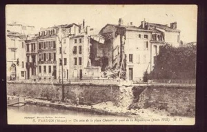 VERDUN MEUSE Quai de la Republique WWI Schlacht von Verdun Vintage Krieg Postkarte #8 - Bild 1 von 1