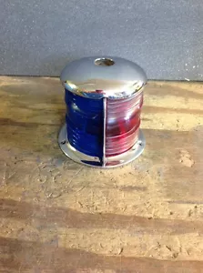 Antique Boat Bow Light Chrome Plated May 14' - Picture 1 of 6