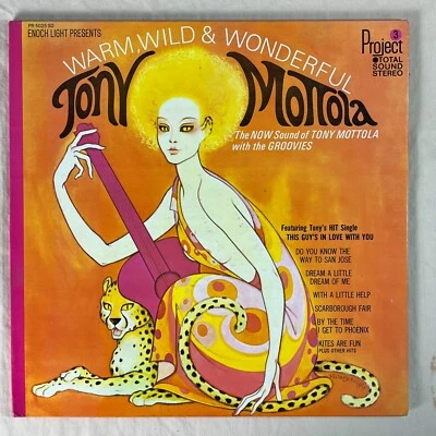 TONY MOTTOLA Warm, Wild & Wonderful 1968 Vinyl LP Project 3 PR 5025 SD - VG+ - Image 1 of 4