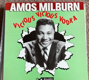 AMOS MILBURN - VICIOUS VICIOUS VODKA - ALADDIN RECORDS - FRANCE IMP -MONO - 1985 - Picture 1 of 4