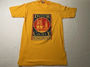 Vtg 80's Signal Brand Door County Wisconsin T-shirt Adult Small - Picture 1 of 4