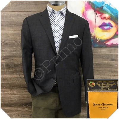 Blazer Abrigo Deportivo Chaqueta Informal Talla 40R Traje de Lana HICKEY FREEMAN A MEDIDA Foto 1 de 4