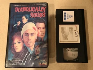 Diabolically Yours (VHS, 1987, Unicorn Clamshell) Alain Delon, Senta Berger - Picture 1 of 4