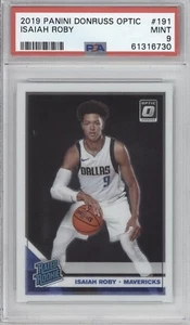 2019-20 Optic Isaiah Roby Rated Rookie RC #191 OKC Thunder PSA 9 Mint - Picture 1 of 2