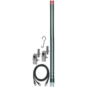 KW4DMK-B - Firestik 4' Dual Mirror Mount CB Antenna Kit (Black) - Picture 1 of 1