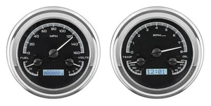 Kit de calibre analógico para camioneta Chevy GMC Dakota Digital 47-53 negro blanco VHX-47C-PU-K-W - Imagen 1 de 5