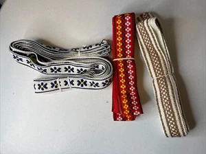 Lot Of Three Designs Vintage Trimmings - Picture 1 of 3