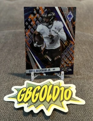 2023 Phoenix Football Prizm - Odell Beckam Jr.  /150 Baltimore Ravens  - Image 1 of 3
