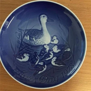 Mors Dag Platten Día de la Madre 1973 Bing & Grondahl 6" Plato Copenhagen Ducks - Imagen 1 de 1