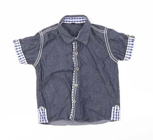Aarong Boys Blue Cotton blend Size 2-3 Years - Foto 1 di 12