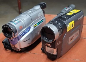 Lot Of 2 Camcorders JVC Untested Home Video Tape Mini DV - Accessories - More - Picture 1 of 21