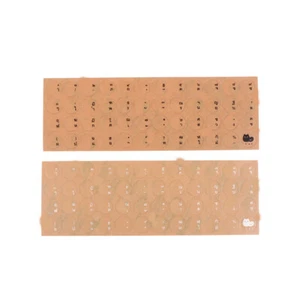 Round Transparent Sticker PC Desktop Keyboard Matte Sticker Thai Full Keybo:J, - Picture 1 of 13