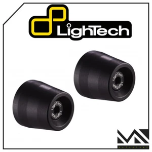 CONTRAPPESI MANUBRIO LIGHTECH KTM013NER NERO APRILIA RSV1000 '04 '05 '06 '07 '08 - Imagen 1 de 1