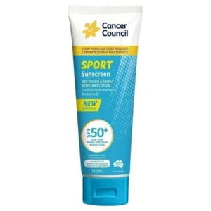 Cancer Council SPF 50 Sport Dry Touch & Sweat Resistant 110ml - Picture 1 of 1