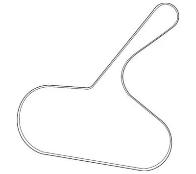 Genuine OEM Mazda 2019 CX-5 2.2L Diesel Serpentine Belt SH01-15-909A - Image 1 of 3