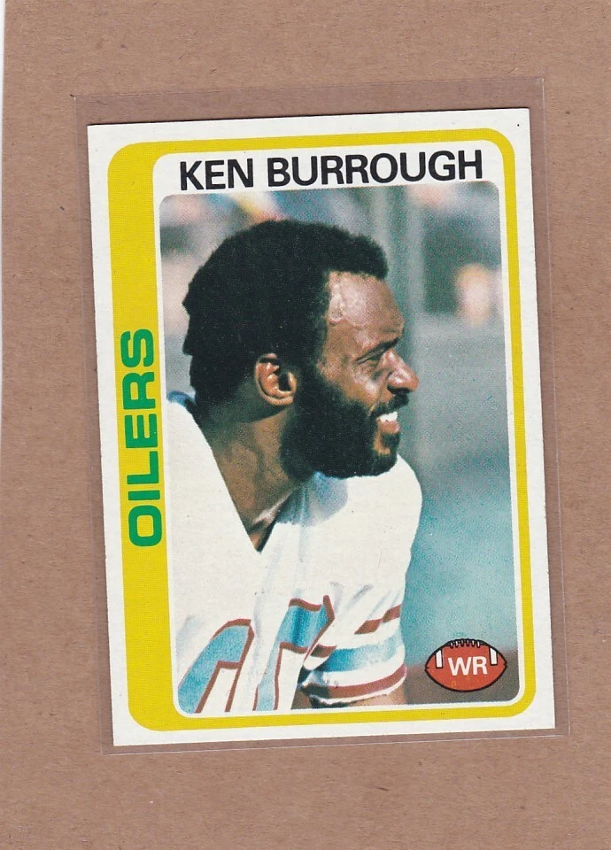 1978 TOPPS FOOTBALL KEN BURROUGH #37 OILERS NM *A25196 - Image 1 of 1