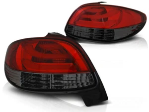 LED rear lights for Peugeot 206 3/5D 1998 1999 2000 2001 2002 VR-933 Red Smoke - Picture 1 of 3