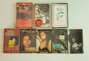 Sealed Motown Tape Cassettes (8) Aretha Franklin + Diana Ross Take Me Higher... - Picture 1 of 16